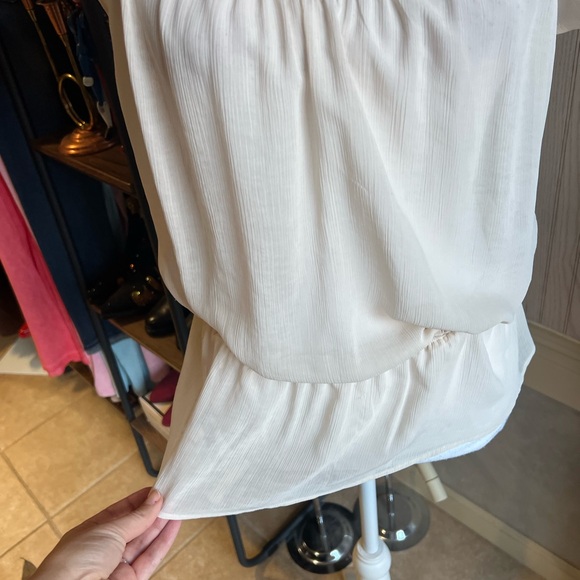 Divided Cream Women's Blouse - Picture 3 of 6